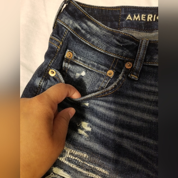NWT American Eagle Jeans Short Color Blue Size 26 - Picture 4 of 11